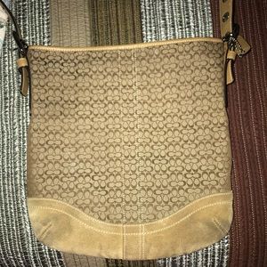 Coach signature crossbody